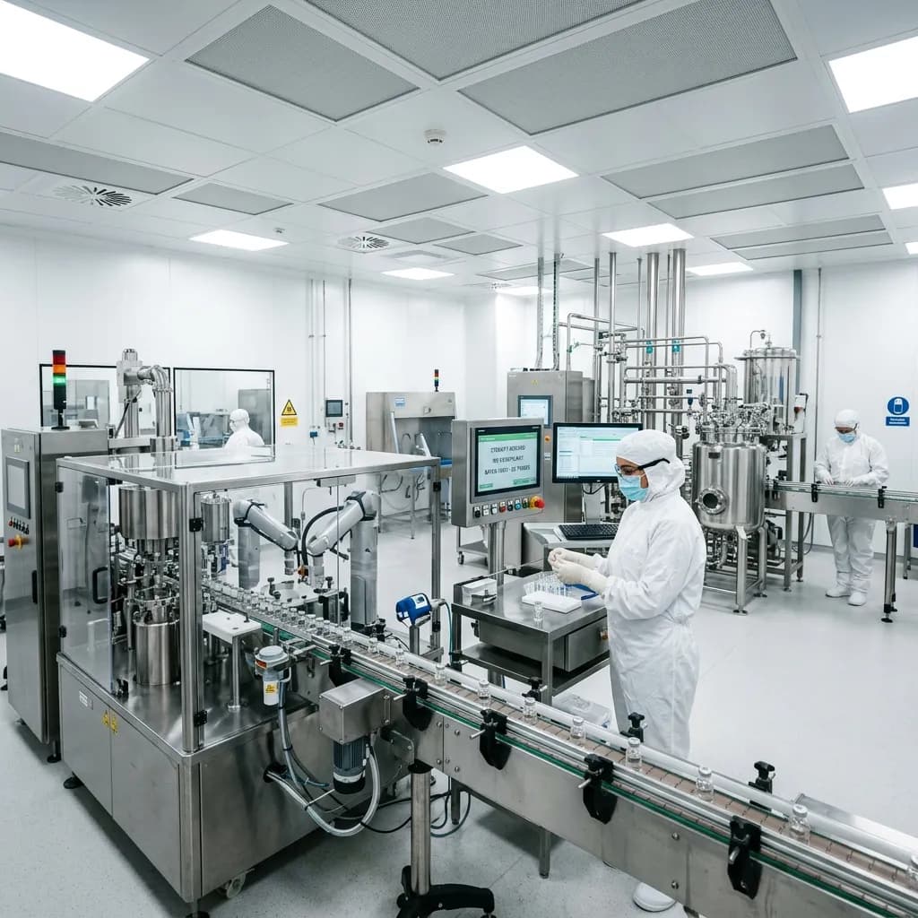 Operativos e instalaciones para farmaceutica
